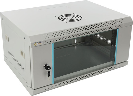 Szafa RACK 19" 4U 540x400 Pulsar RW454-G wisząca, obciążenie do 30kg, złożona