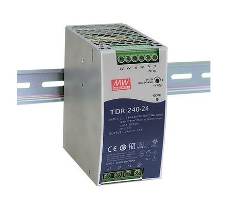Zasilacz na szynę DIN Mean Well TDR-240-48 48VDC 5A 240W