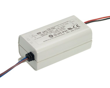 Zasilacz LED APC-16-700 9-24VDC 0,7A 16,8W