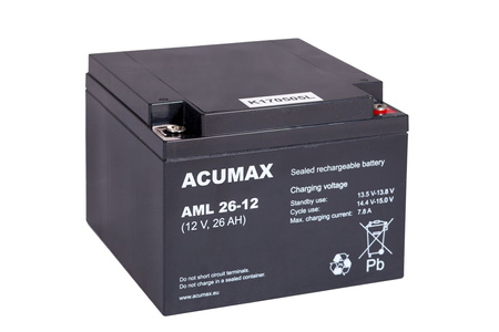 Akumulator Acumax AML 26-12 (12V 26Ah)