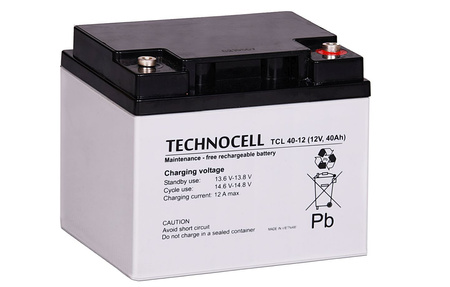 Akumulator Technocell TCL 40-12 (12V 40Ah)