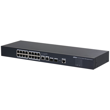 Switch 18 portowy gigabitowy zarządzalny Dahua SG4020 18x10/100/1000 + 2x Uplink SFP