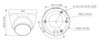 Kamera zewnętrzna do monitoringu IP Dahua IPC-HDW1439V-A-IL-BLACK 4Mpx kopułkowa/eyeball stałoogniskowa 2,8mm, IR/LED 30/20m