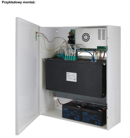 Zasilacz buforowy Pulsar SWB-300RACK dla switchy PoE 3U 54VDC 5,5A 300W max 4x17Ah montaż RACK w opcji