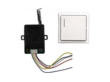 Odbiornik 1-kanałowy z przyciskiem Scot RC-112B (RC-112 + RC-1B) zasięg 100m