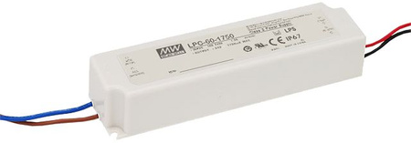 Zasilacz LED Mean Well LPC-60-1750 9÷34VDC 1,75A 59,5W IP67