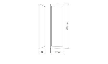 Terminal kontroli dostępu zewnętrzny Roger MCT12M-DES-IO z czytnikiem kart Mifare / DESFire 13,56MHz, klawiaturą i klawiszami RCP, wbudowane we/wy (standard: RACS 5)