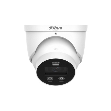 Zestaw: 4x Kamera zewnętrzna do monitoringu IP Dahua IPC-HDW3649H-AS-PV-0280B-PRO 6Mpx kopułkowa/eyeball stałoogniskowa 2,8mm, IR/LED 30m port microSD + karta 100zł