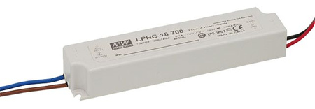 Zasilacz LED Mean Well LPHC-18-350 6÷48VDC 0,35A 16,8W IP67