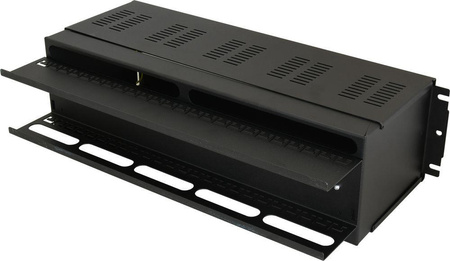 Obudowa/moduł 3U do szaf RACK 19" Pulsar ARADIN2 24xS z szyną DIN 160mm
