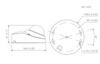 Kamera zewnętrzna do monitoringu IP Dahua IPC-HDBW2249F-AS-IL-0280B 2Mpx kopułkowa wandaloodporna stałoogniskowa 2,8mm, IR 30m