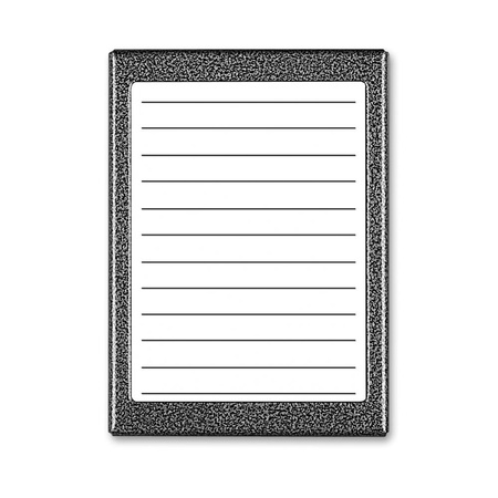 Lista lokatorów ACO CDN-6N ST (W) podświetlana do 10 wpisów stal