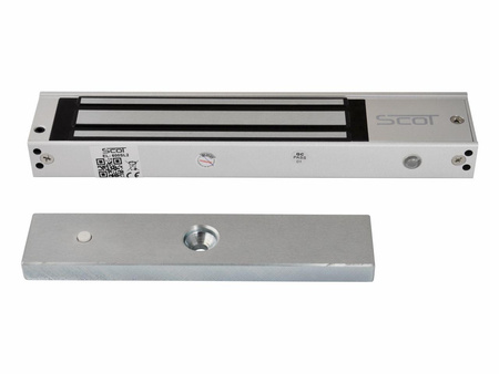 Zwora elektromagnetyczna Scot EL-600TSL2 280kg z sygnalizacją i zwłoką czasową