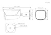 Kamera zewnętrzna do monitoringu IP Dahua IPC-HFW3842E-AS-0280B 8Mpx bullet stałoogniskowa 2,8mm IR 30m port kart micro SD