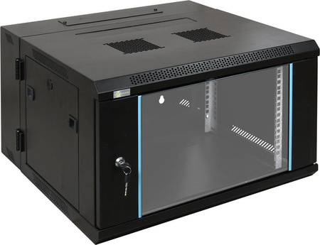 Szafa RACK 19” 6U 600x600 Pulsar RWD666 wisząca złożona podwójna