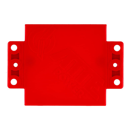Podstawka montażowa Atte ADD-MNT 52x52mm z uchwytami mocującymi, czerwona