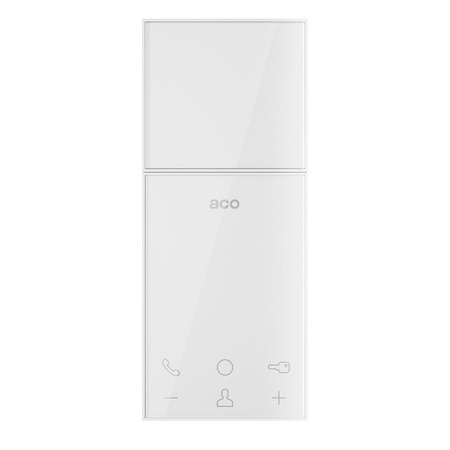 Unifon głośnomówiący ACO UP800V (G2) CDN, Inspiro+, Familio (system P) z możliwością rozbudowy do wersji wideo (stosując UP800 LCD 3,5") biały