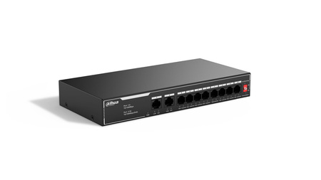 Switch 10 portowy Dahua SF1010LP 8xPoE + 2xUplink