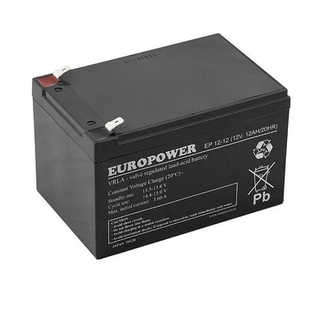 Akumulator Europower EP 12-12 (12V 12Ah)