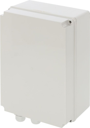 Zasilacz buforowy w obudowie ściennej do switchy PoE Pulsar SWBH-60 52VDC 60W max 7Ah ABS IP44