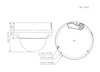 Kamera zewnętrzna do monitoringu IP Dahua IPC-HDBW3842R-ZAS-2712 8Mpx kopułkowa wandaloodporna zmiennoogniskowa 2,7-12mm IR 40m port kart micro SD