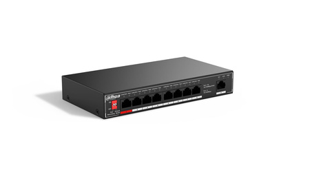 Switch 9 portowy Dahua SF1009P 8xPoE + 1xUplink