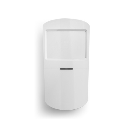 Czujka ruchu PIR+MW GENEVO EVOPIR NX DT WH biała system EvoLiNK, soczewka Fresnela, 12m