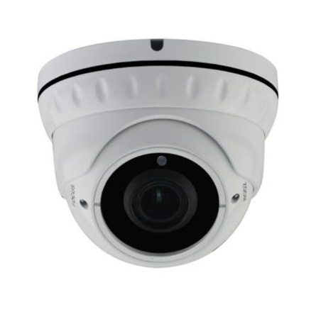 Kamera wewnętrzna do monitoringu HDCVI Ganz Security LTX-IR212PS-5 2Mpx kopułkowa/eyeball zmiennoogniskowa 2,8-12mm IR 30m