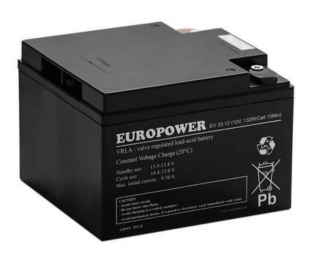 Akumulator Europower EV 33-12 (12V 31Ah)