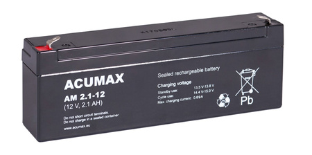 Akumulator Acumax AM 2,1-12 (12V 2,1Ah)