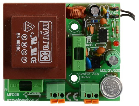 Zasilacz do obudowy Pulsar AWZ522 do CCTV 12VDC 0,5A 6W z wtyczką 5,5x2,1mm