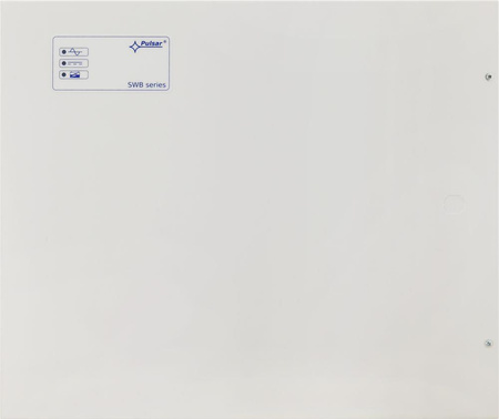 Zasilacz buforowy w obudowie ściennej Pulsar SWB-300 dla switchy PoE, 54VDC 5,5A 300W max 4x17Ah