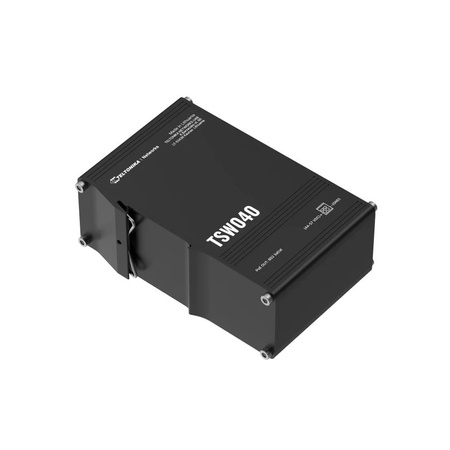 Switch 8 portowy Teltonika TSW040 8xPoE na szynę DIN IP30