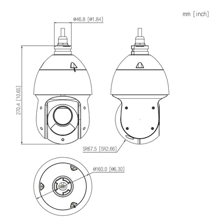 Kamera zewnętrzna do monitoringu IP Dahua SD49216DB-HNY 2Mpx obrotowa zmiennoogniskowa 5-80mm, IR 100m, port microSD