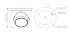 Zestaw: 4x Kamera zewnętrzna do monitoringu IP Dahua IPC-HDW2449T-ZS-IL-27135 4Mpx kopułkowa/eyeball zmiennoogniskowa 2,7-13,5mm, IR/LED 40m port microSD + karta 100zł