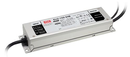 Zasilacz LED Mean Well ELG-150-24DA-3Y 24VDC 6,25A 150W IP67