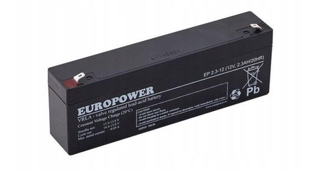 Akumulator Europower EP 2,3-12 (12V 2,3Ah)