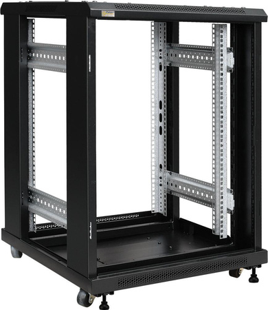 Szafa RACK 19” 15U 600x600 Pulsar RS1566 stojąca, do złożenia