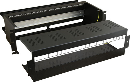 Obudowa/moduł 3U do szaf RACK 19" Pulsar ARADIN2 24xS z szyną DIN 160mm