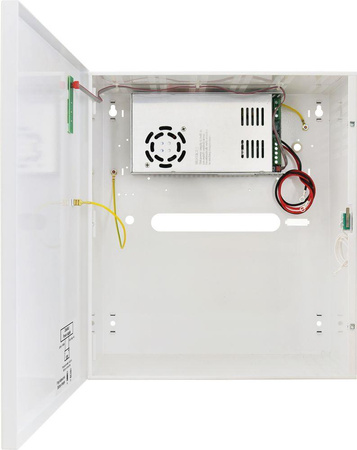 Zasilacz buforowy w obudowie ściennej Pulsar HPSB-12V15A-D 13,8VDC 15A max 40Ah