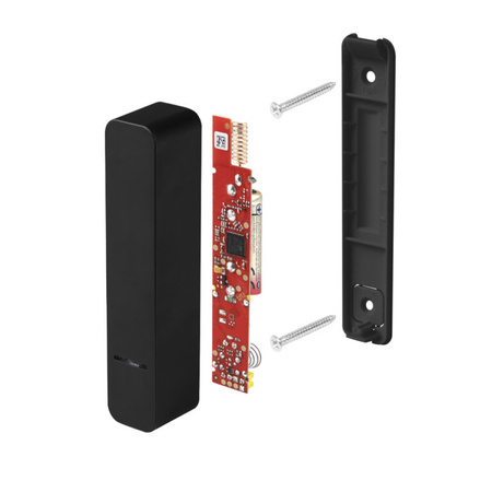 Czujka magnetyczna/sejsmiczna GENEVO EVODOOR NX SHOX BK czarna, system EvoLiNK