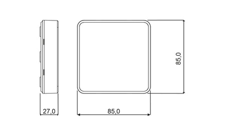 Terminal kontroli dostępu wewnętrzny Roger RUD-4-DES z czytnikiem kart Unique 125kHz (EM) / Mifare / DESFire 13,56MHz biurkowy na USB (standard: RACS 4/5 i SDK)