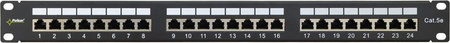 Patchpanel Pulsar RP-F24V5 niewyposażony 24xF/FTP Cat5e 1U 19”