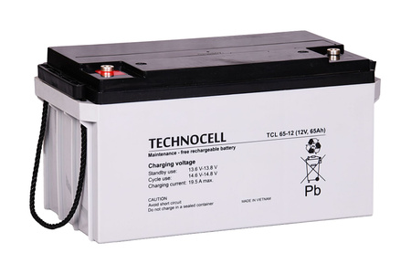 Akumulator Technocell TCL 65-12 (12V 65Ah)