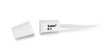 Kontaktron magnetyczny Satel B-2 Ø9mm wpuszczany, biały