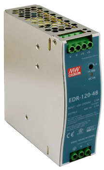 Zasilacz na szynę DIN Mean Well EDR-120-48 48VDC 2,5A 120W