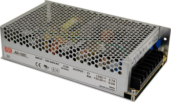 Zasilacz buforowy do obudowy Mean Well AD-155C 54VDC 2,7A 156,5W