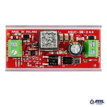 Przetwornica Atte ASUC-30-240-OF podnosząca napięcie 10-24VDC > 24VDC 1,04A 25W