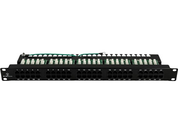 Patchpanel Alantec PK007 50xUTP/ISDN Cat3 1U 19”