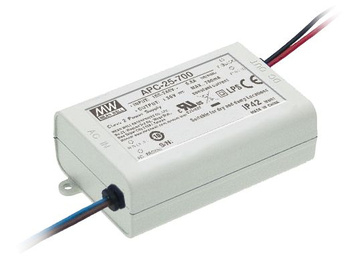 Zasilacz LED Mean Well APC-25-500 15÷50VDC 0,5A 25,2W IP42
